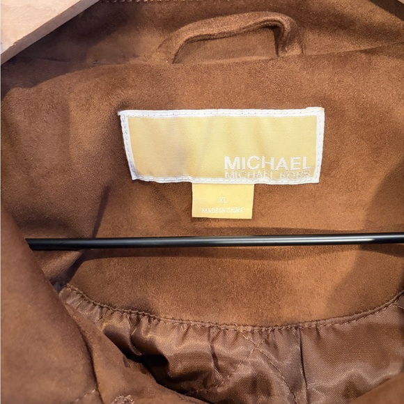 Michael Kors Women’s Tan Camel Suede Jacket - Picture 9 of 11